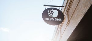 duluth cider taproom sign